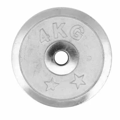 Weight Metal Plate - 4 KG - Silver
