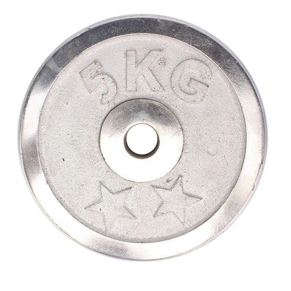 Weight Metal Plate - 5 KG - Silver