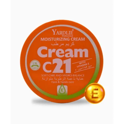 YARDLIE C21 MOISTURIZING CREAM WITH VITAMIN E 200G